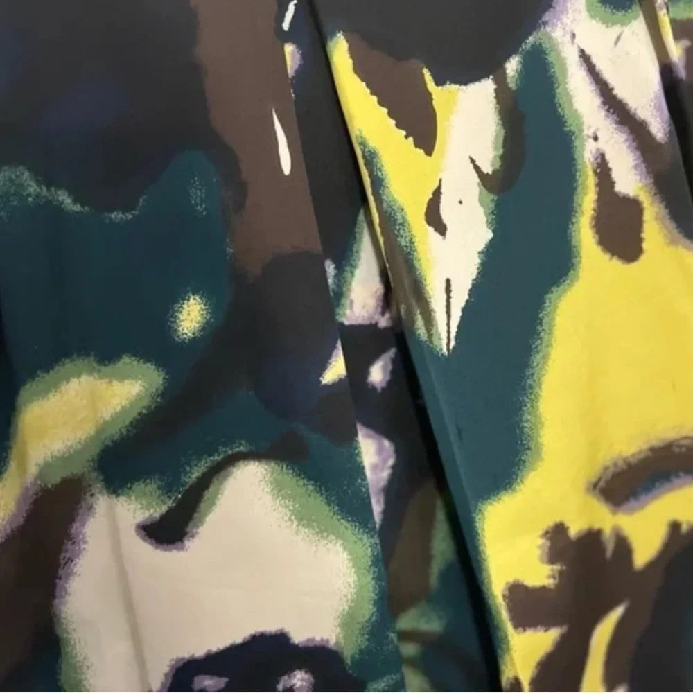 ❤️❤️ Calvin Klein - Front Pleat Abstract Skirt❤️❤️